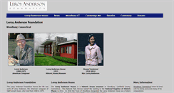 Desktop Screenshot of leroyandersonfoundation.org